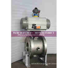 Stainless Steel V Segment Ball Valve with Jacket